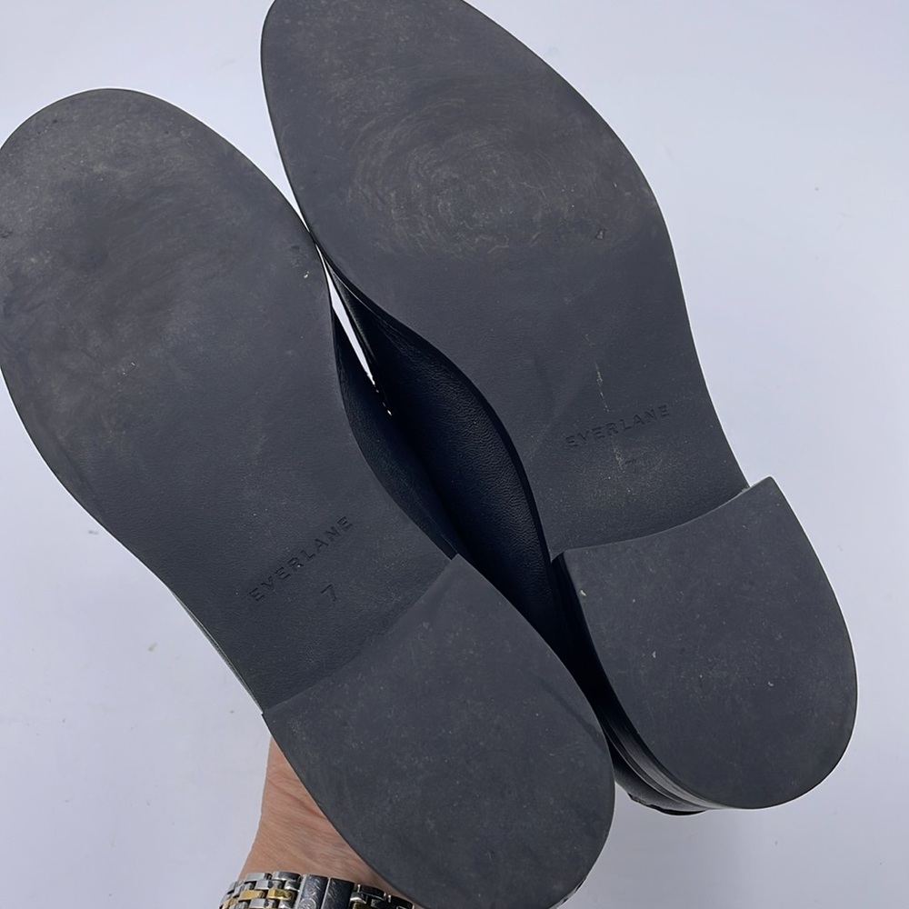 NEW Everlane Black Leather The Modern Loafer in Size 7 - Picture 12 of 14